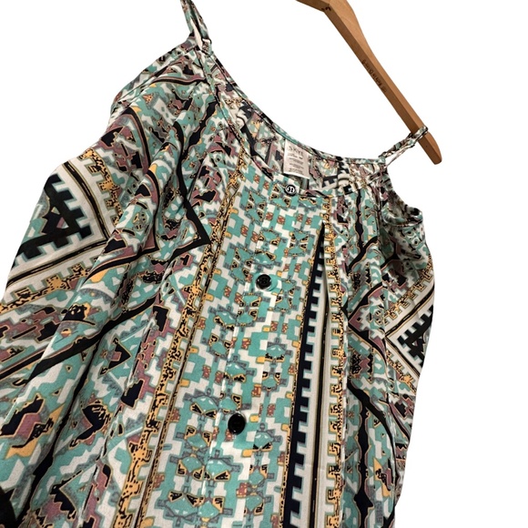 Skye: Women's Patterned Midi Dress with Straps - Picture 3 of 5